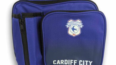Cardiff City FC Fade Lunch Bag with Bottle Holder