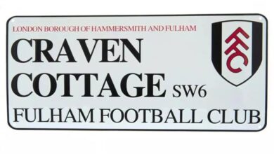 Fulham FC Street Sign