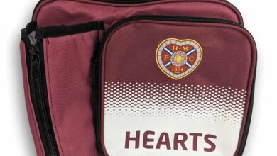 Hearts FC Fade Lunch Bag with Bottle Holder