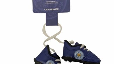 Leicester City FC Boots Car Hanger