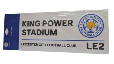 Leicester City FC Street Sign