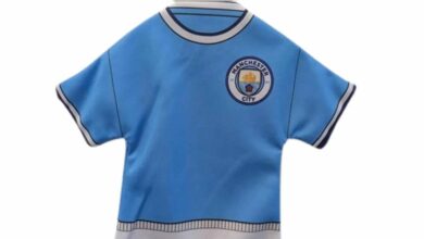 Manchester City FC Mini Kit Car Hanger