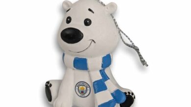 Manchester City FC Polar Bear Ornament
