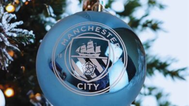 Manchester City FC Large Crest Ornament