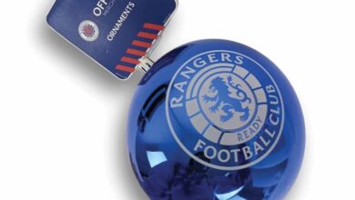 Rangers FC Large Crest Ornament