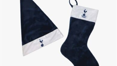 Tottenham Hotspur FC Felt Santa Hat & Stocking Tree Ornament Set