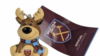 West Ham United FC Reindeer Ornament