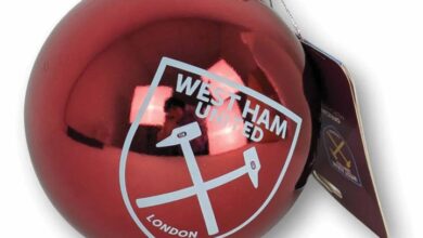 West Ham United FC Large Crest Ornament