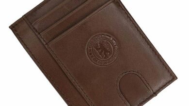 Chelsea FC Brown Leather Card Holder