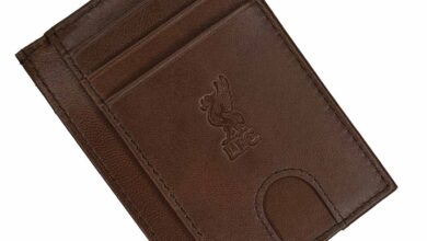 Liverpool FC Brown Leather Card Holder