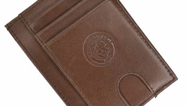 Manchester City FC Brown Leather Card Holder