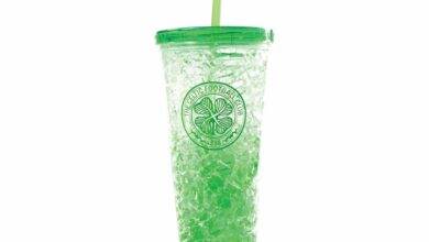 Celtic FC Freezer Cup with Straw