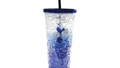Tottenham Hotspur FC Freezer Cup with Straw