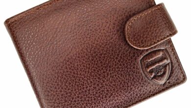Arsenal FC Premium Brown Leather Wallet