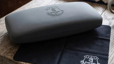 Everton FC Grey Glasses Case