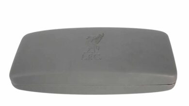 Liverpool FC Grey Glasses Case