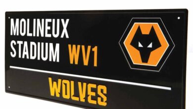 Wolverhampton FC Black Street Sign