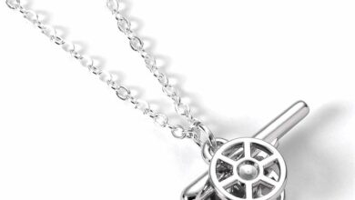 Arsenal FC Silver Tone Cannon Necklace