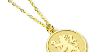 Chelsea FC Gold Tone Crest Necklace