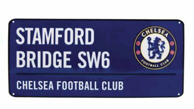 Chelsea FC Blue Street Sign