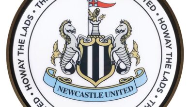 Newcastle United FC LED Round Light
