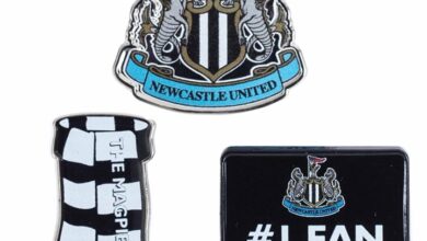 Newcastle United FC Set of 3 Pin Badges