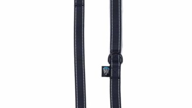 Newcastle United FC Reflective Black Dog Lead