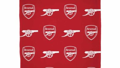 Arsenal FC Rotary Fleece Blanket