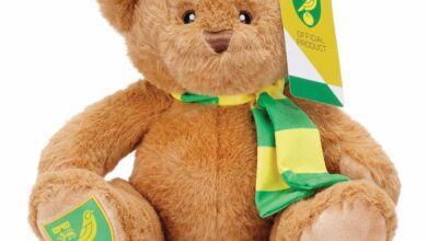 Norwich City FC Classic Bear