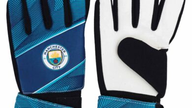 Manchester City FC Fuse Goalkeeper Gloves - Size Junior
