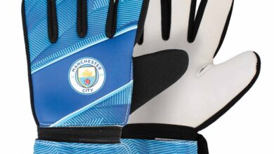 Manchester City FC Fuse Goalkeeper Gloves - Size Youth