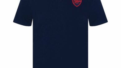 Arsenal FC Adult Navy Polo Shirt