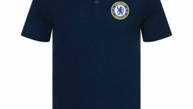Chelsea FC Adult Navy Polo Shirt Small
