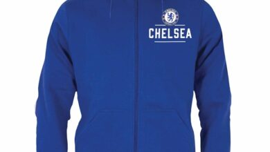Chelsea FC Adult Blue Zip Hoodie XXL