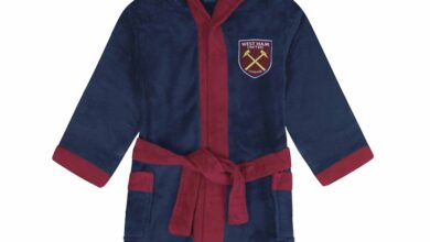 West Ham United FC Kids Hooded Dressing Gown 9 - 10 Years