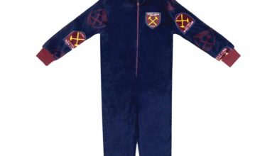 West Ham United FC Kids All-In-One Fleece 4 - 5 Years