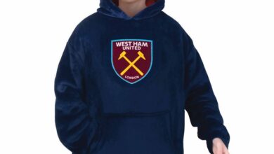 West Ham United FC Kids Oversized Hoodie 6 - 10 Years