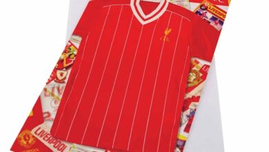 Liverpool FC Shirt Birthday Card