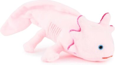Pink Axolotl 100% Recycled 22cm Plush