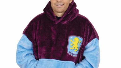 Aston Villa FC Oversized Hoodie - Large
