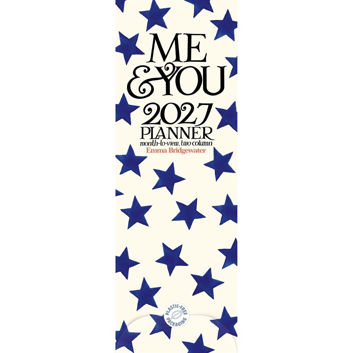 Emma Bridgewater, Me & You Couples Slim Planner 2027