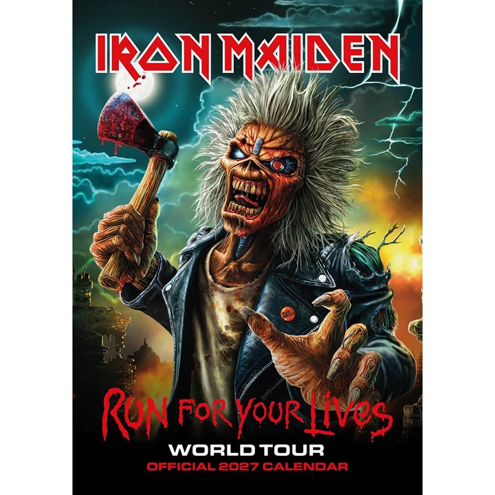 Iron Maiden A3 Calendar 2027