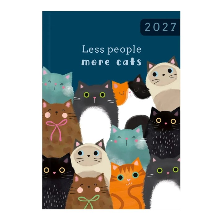 Less People, More Cats Pocket Diary 2027
