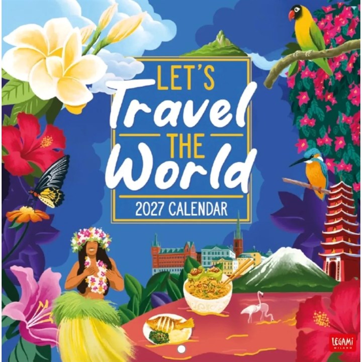 Let’s Travel The World Mini Calendar 2027