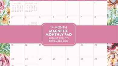 Bella Flora Magnetic Pad 2026 - 2027