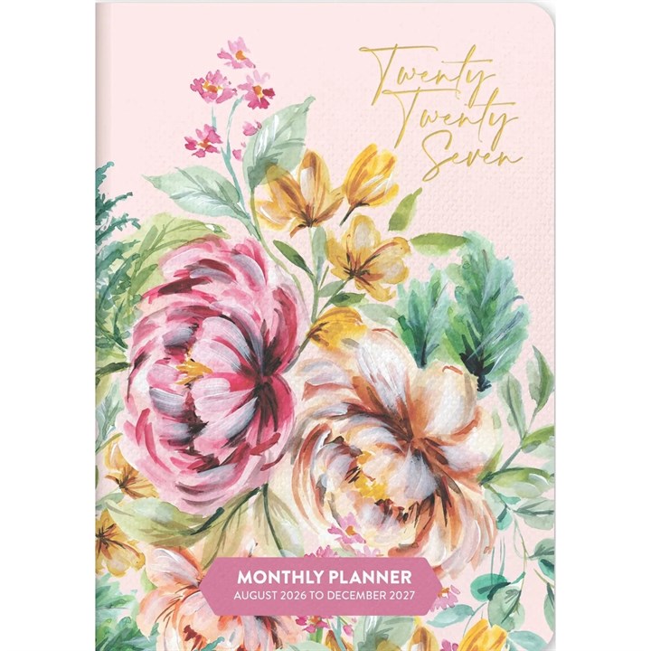 Bella Flora Monthly Pocket Diary 2026 – 2027
