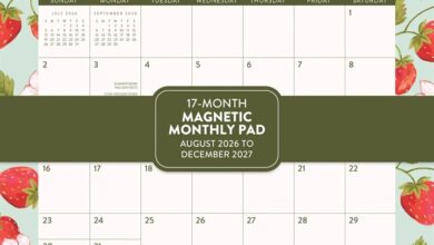 Fruit & Flora Magnetic Pad 2026 - 2027