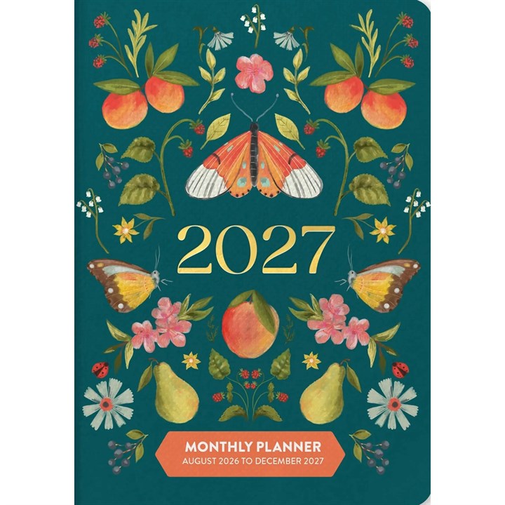 Fruit & Flora Monthly Pocket Diary 2026 – 2027