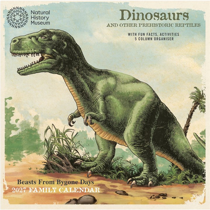 Natural History Museum, Dinosaurs Family Planner 2027