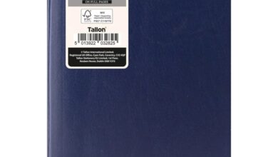 Dark Blue Hardback Day To View A5 Diary With Full Weekend 2027